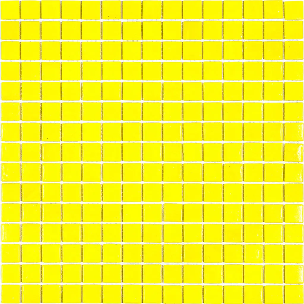 Yellow 12x12 Glossy Uniform Square Glass Mosaic Tile (20 pack, 20 sq ft/case)