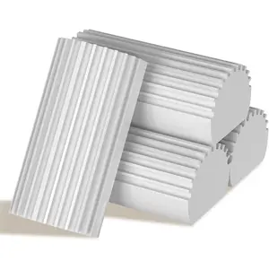 4-Pack Damp Clean Duster Sponge, Sponge Cleaning Brush, Duster for Cleaning Blinds, Glass, Baseboards, Vents, Railings, Mirrors,Window Track Grooves and Faucets（Gray）