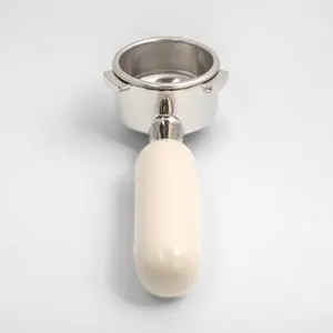 White Ceramic Portafilter - 54mm