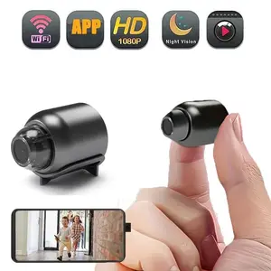 5MP Wireless Mini WiFi Camera - Indoor Outdoor Security Cam | Night Vision, Motion Alerts, App Control for Home/Baby/Pet/Office Monitor, 24/7 View & Easy Install