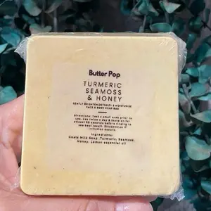 Turmeric Seamoss & Honey Brightening Soap natural skincare