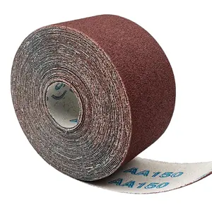 150 Grit Sandpaper Roll 2" 32.8 Feet Emery Cloth Roll Abrasive Sand Paper Roll for Wood Furniture Metal