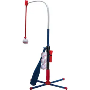 Grow-with-Me Kids Baseball Batting Tee + Stand Set for Youth + Toddlers - Youth Baseball, Softball + Teeball Hitting Tee Set for Boys + Girls