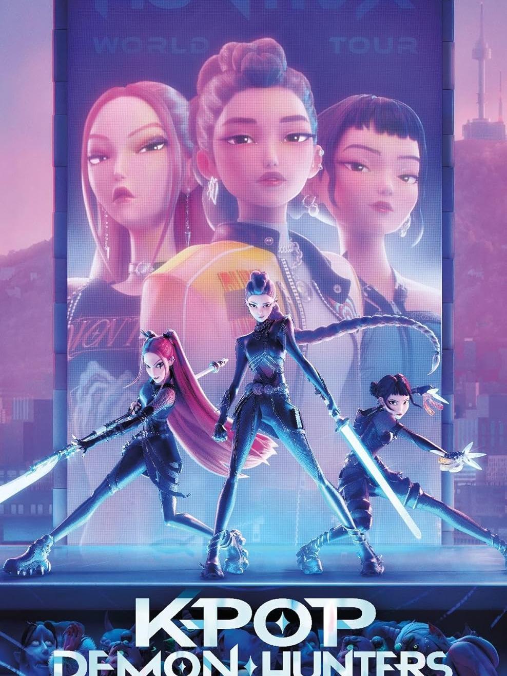 K-Pop Demon Hunters Bedroom Wall Tapestry — Home Decor Tapestry & Fan Party Backdrop Poster