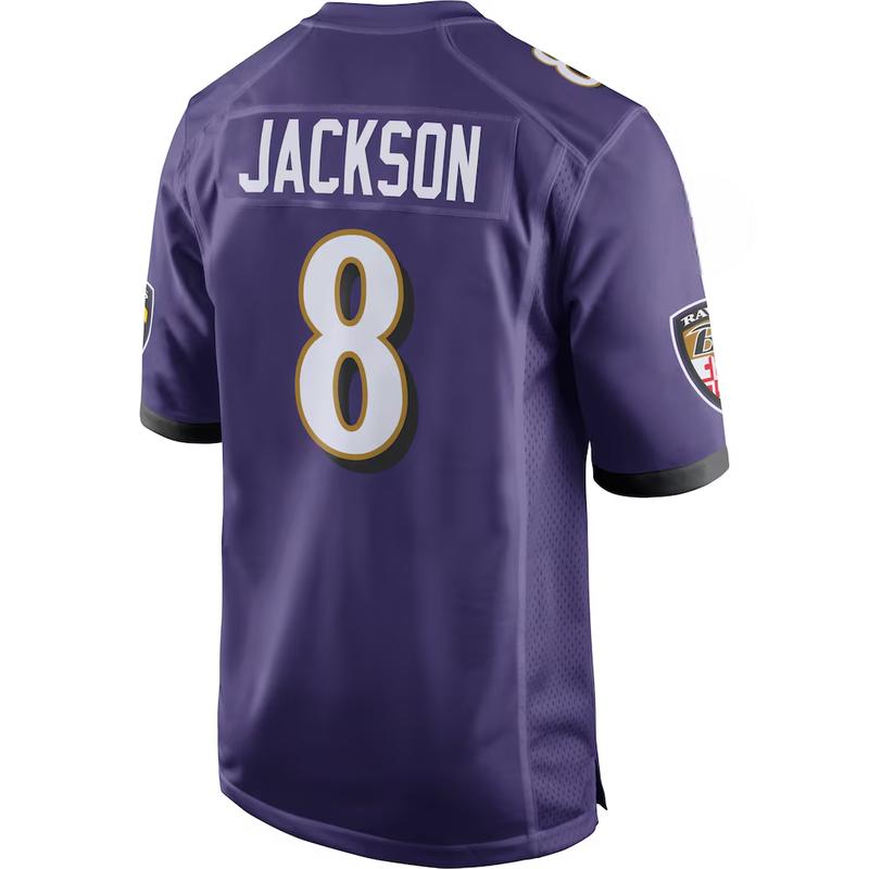 Unisex Football Playoffs Jackson Ravens Game Jersey - Purple