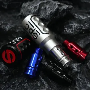 Aluminum Alloy Gear Shift Knob Manual Car Accessory, Replacement, Suitable for Sedans, Pickups, Large Trucks, Durable Automotive Part