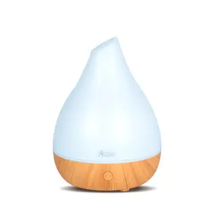 Acare Small Water Drop Intelligent Mini Ultrasonic Wood Grain Aromatherapy Machine Bedroom Desktop Air Humidifier Office