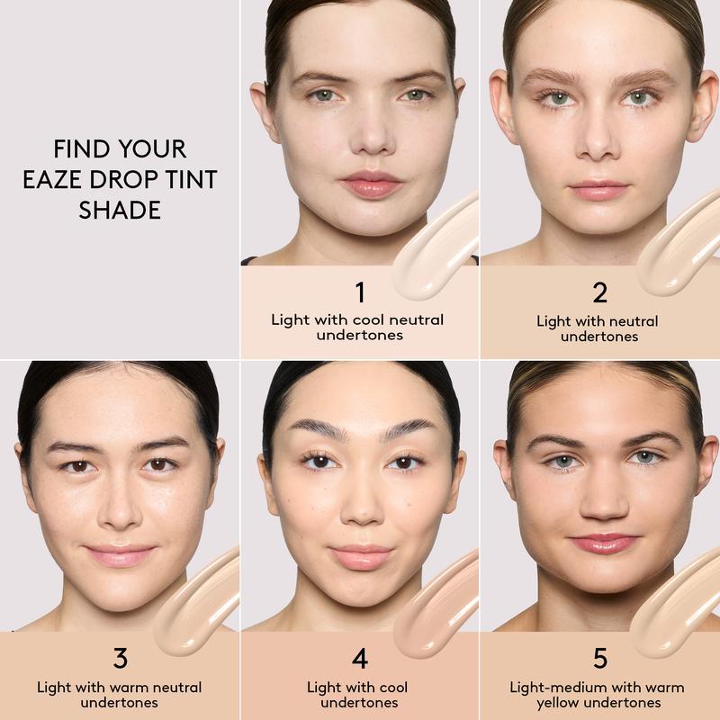 Fenty Beauty Blend + Blur Essentials: Eaze Drop Lightweight Blurring Skin Tint and Full-Bodied Foundation Brush 110