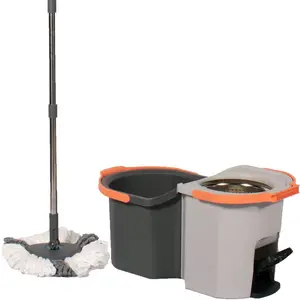Esasyring  Spin Mop With Double Buckets Separate Dirty And Clean Water