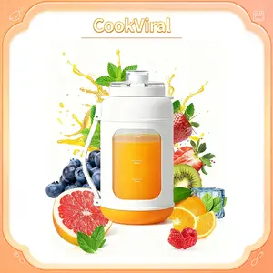 Portable USB Blender 700ML/1000ML - Electric Mini Juicer for Shakes Smoothies & Grinder - Compact Travel Blender with Vegetable Grater Gift food mixer juice steel cup