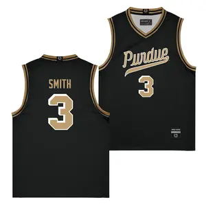 Purdue Men's Basketball Black Script Jersey - Braden Smith