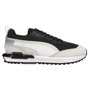 PUMA Mens City Rider Gradient Lace Up Sneakers Shoes Casual - Off White