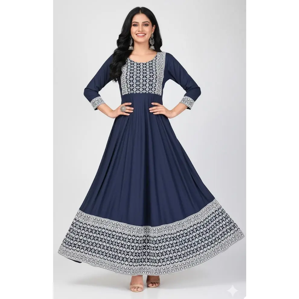 #PoonamD- 1 Anarkali Maxi Kurti Dress #PoonamD- 1 Anarkali Maxi Kurti Dress