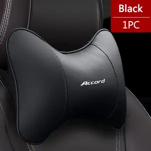 2PCS Car Seat Headrest Auto Logo Neck Pillow For Honda Accord Civic Fit Jazz Pilot CRV Odyssey Passport City Shuttle HRV Interior Accessories