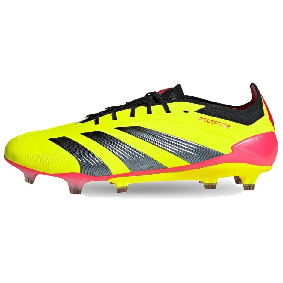 Adidas Predator 24 Elite Low FG Energy Citrus Pack' Comfort Soccer Cleats Unisex Yellow IF5441