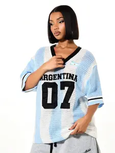 Summer New Hollow Out Breathable Embroidered Football Jersey, Loose Fit Short Sleeve T-Shirt, Cool Comfort Sporty Letter Colorblock Hoodie, Soccer Tee, Sport Top, Sports Top