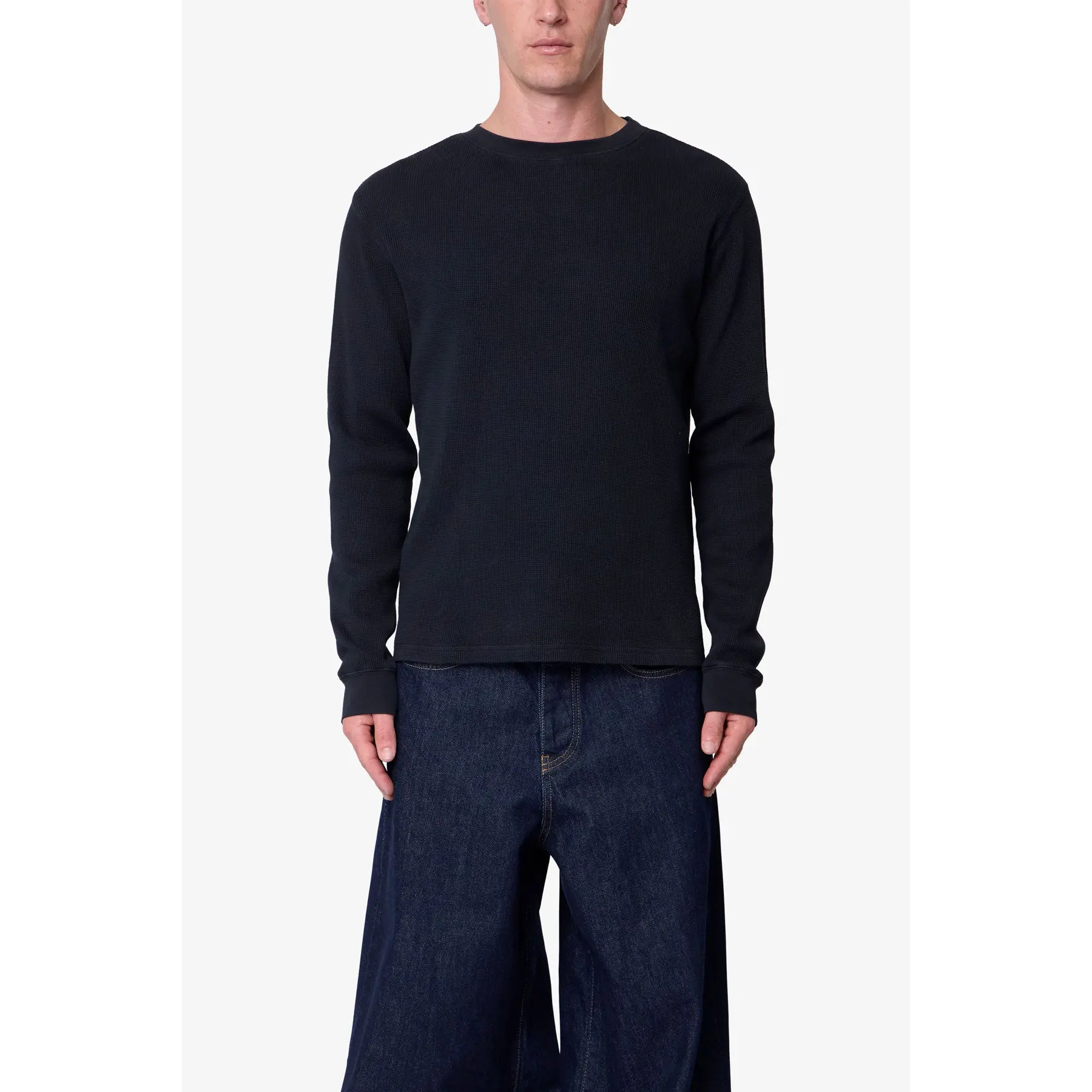 mnml Basic Thermal L/S Tee - Black