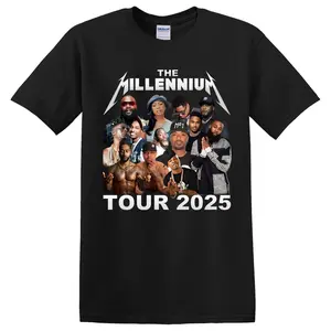 Millennium 2025 Tour Fan Shirt, Gift For Fan, Concert T-Shirt The Millennium Tour Unisex Tee 7L3