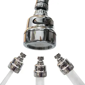 Faucet Aerator 360° Rotatable Kitchen Sink Faucet Head Replacement  Swivel Faucet Extender 3 Mode Adjustable Faucet Sprayer Attachment 1pc Universal Water Filter Tap Sprayer Nozzle Adapter Part