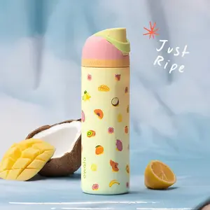 Owala Birthday Bash Just Ripe 24oz FreeSip Bottle, Tropical Fruit Insulated Water Bottle