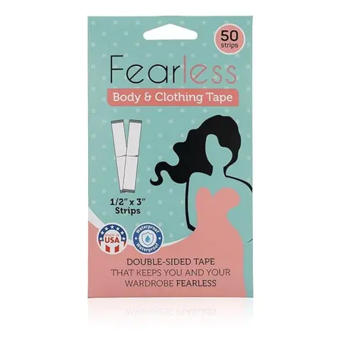Fashion Tape - Double Sided Tape for Fashion, Clothing and Body (50 Strip Pack) | Fearless®