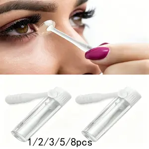 Contact Lens Remover and Inserter Tool Set, Soft Tip Applicator, Silicone Clip, Easy Rgp Post Lens Remover, 1/2/3/5/8pcs