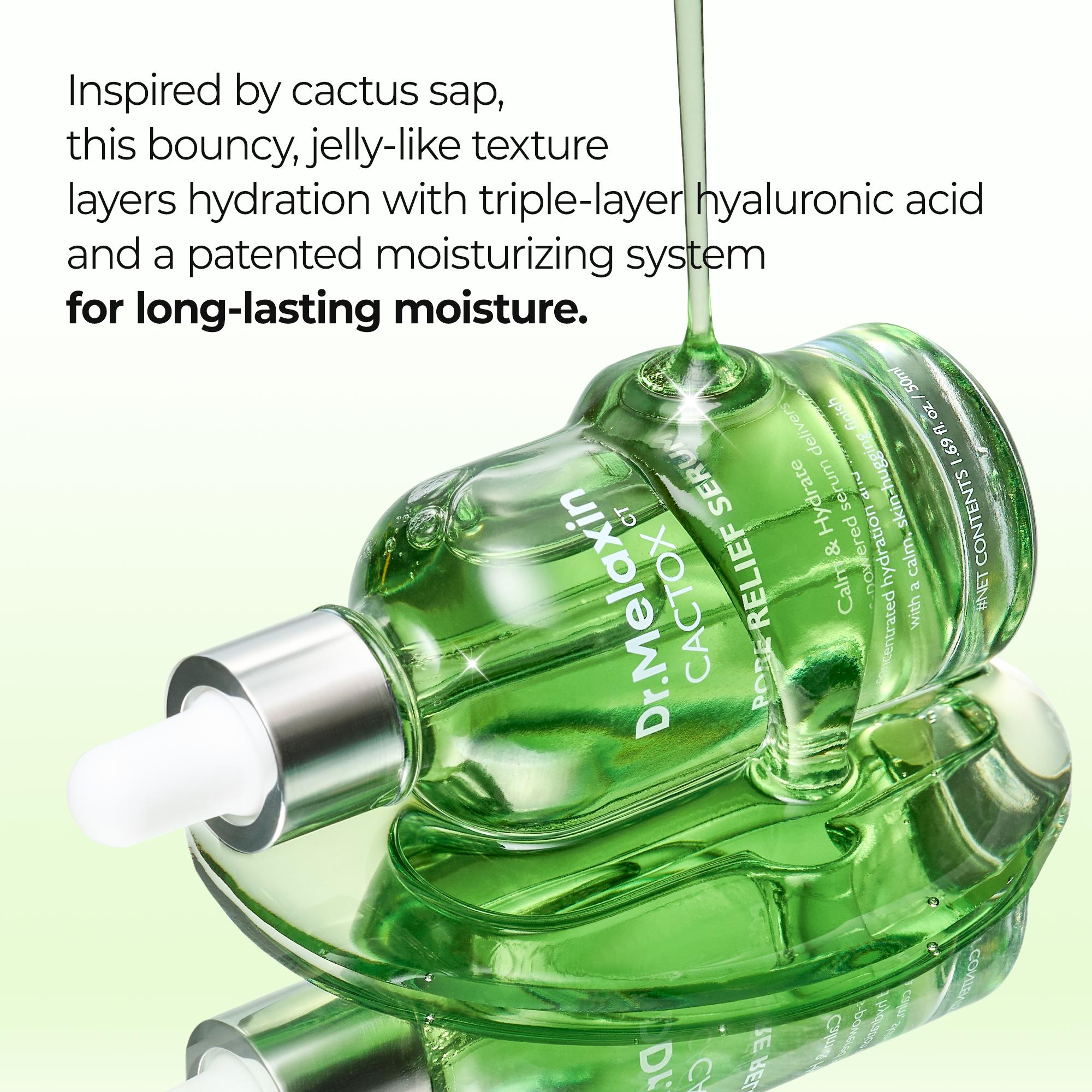 [Dr.Melaxin Official] CACTOX Pore Relief Serum with Pore Refining & Texture Smoothing for Hydrating Care