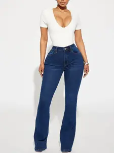 Tall Affair Of The Flare Stretch Jeans - Dark Wash