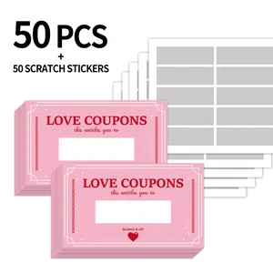 Valentine's Day DIY Scratch Cards, Surprise Gift Cards, Birthday Party Decorations, Wedding Favors, Holiday Greeting Cards, Scratch Off Cards