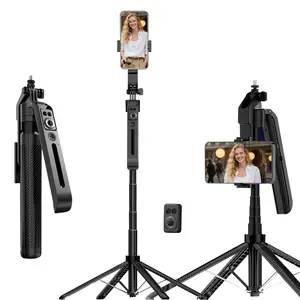Auto Face Tracking Tripod 360° Rotation - Auto Tracking Phone Holder with Remote, Smart Shooting Phone Stand Moving Tripod for iPhone Content Creator Essentials for Video Vlog Live Stream, No App