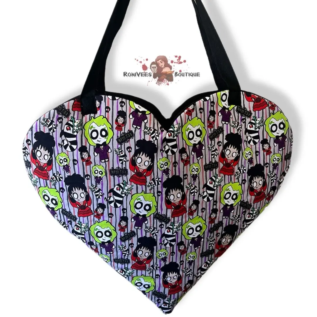 Beetle Heart Tote Bag