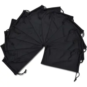 Sunglasses Case, Microfiber Drawstring Pouch, Safety Eyeglass Bags, Non-, Protective Accessory, Bulk