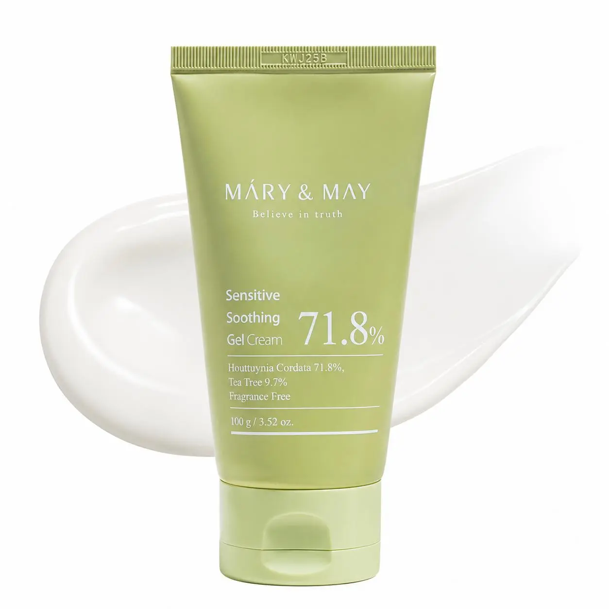 Mary & May Sensitive Skin Soothing Gel Cream 100g, Hydrating Skincare Moisturizer for Delicate Complexions