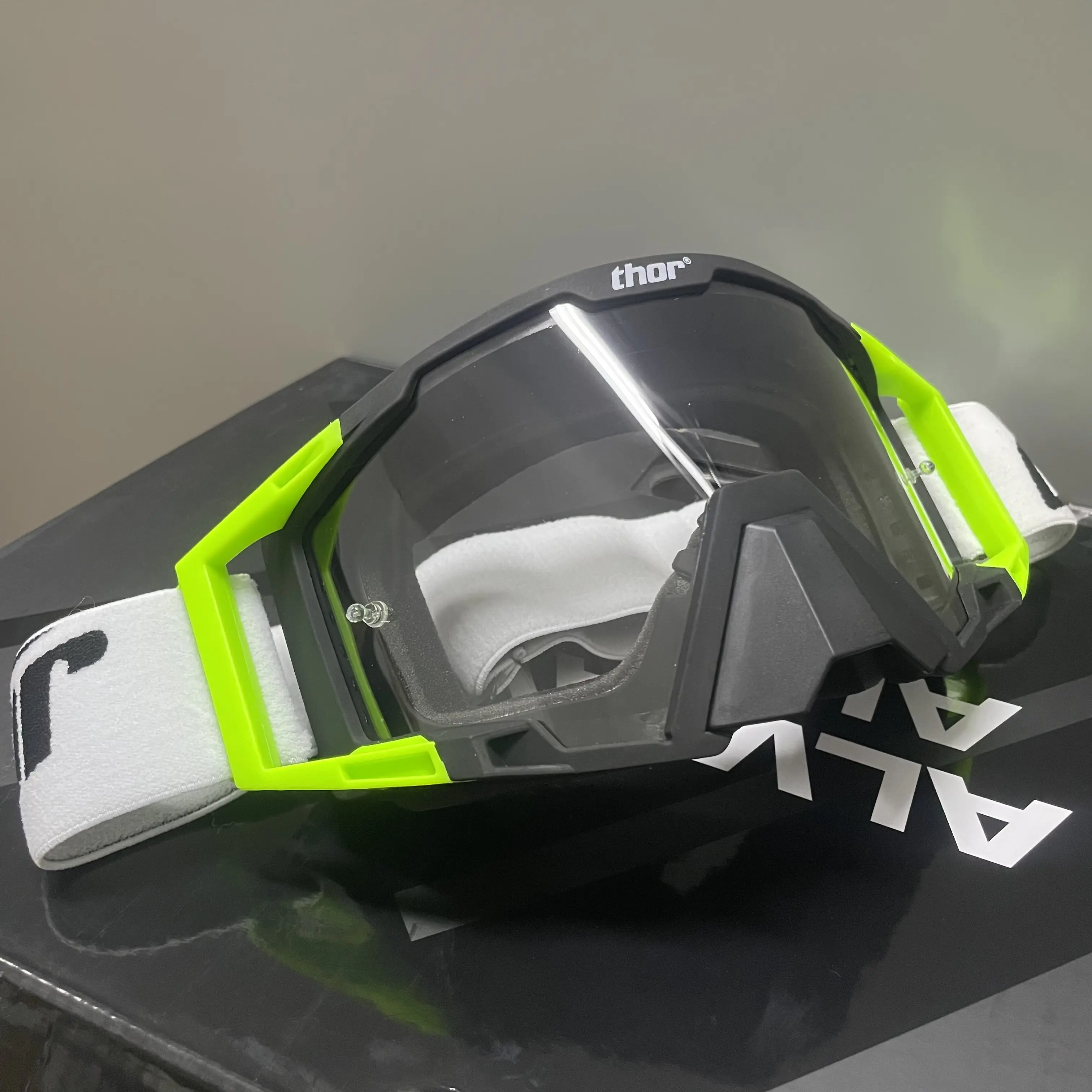 Green and black frame