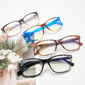 4-Pack Progressive Multifocal Blue Light Blocking Reading Glasses, Unisex, with Spring Hinge Design, 3-Level Vision Adjustment, Comfortable Fit, Durable Construction. Ideal for computer work, reading, and daily commuting. Correction Mix Color