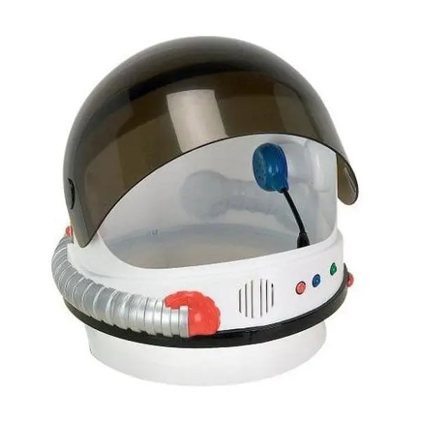 212 MAIN Pet Jr Astronaut Helmet - Space-Themed Dog & Cat Hat with Countdown Sound Chip, Official Looking NASA Logo, Realistic Details, Spring Loaded Shield for Pet Exploration