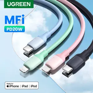 UGREEN 20W 3.3FT USB C to Lightning & 60W USB C Cable MFi Certification Lightning Cable Compatible with iPhone 17-8 Series, iPad 9, AirPods Pro, and More,TikTokShopSpringGlowUp,Greenish