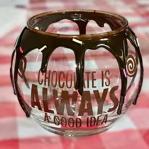 Chocolate candy Bowl Glass