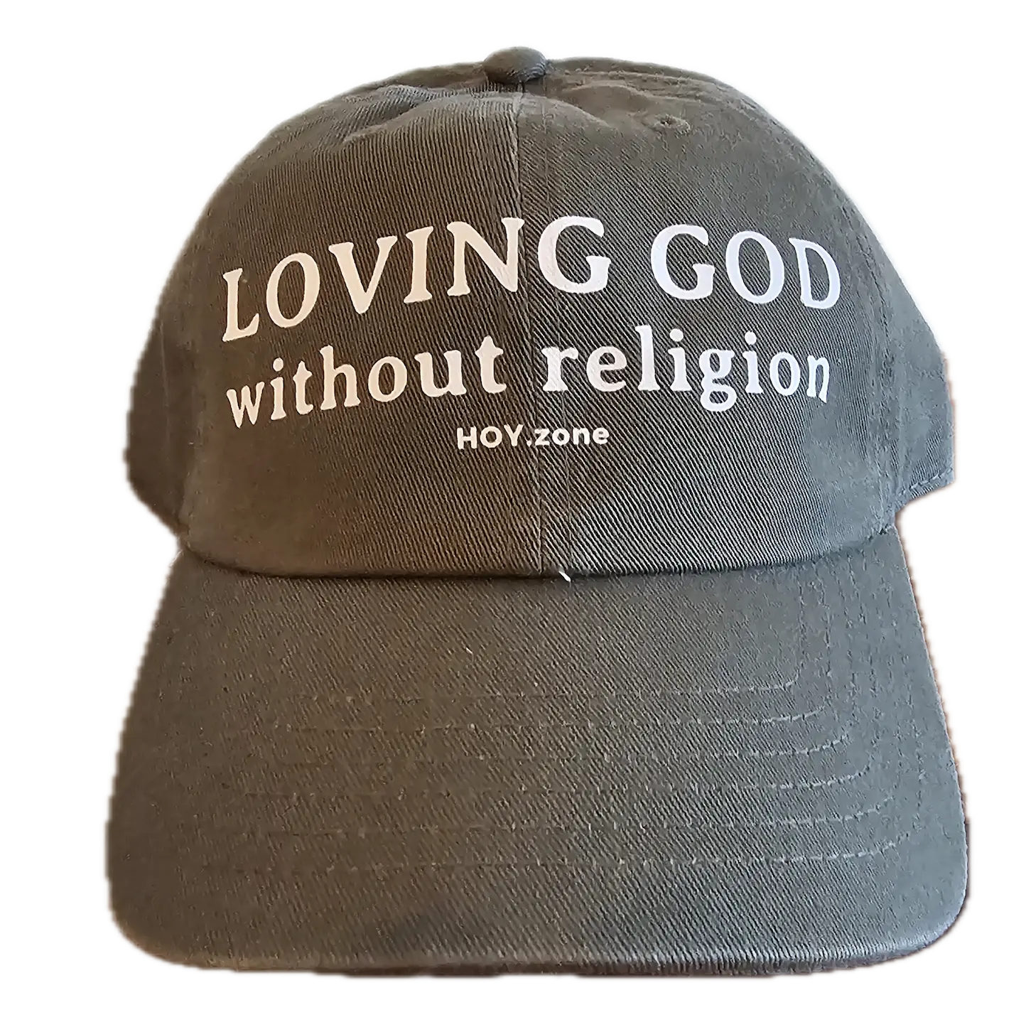 REBEL Front+Back Wearing Cap LOVING GOD WITHOUT RELIGION 100% cotton Premium Quality