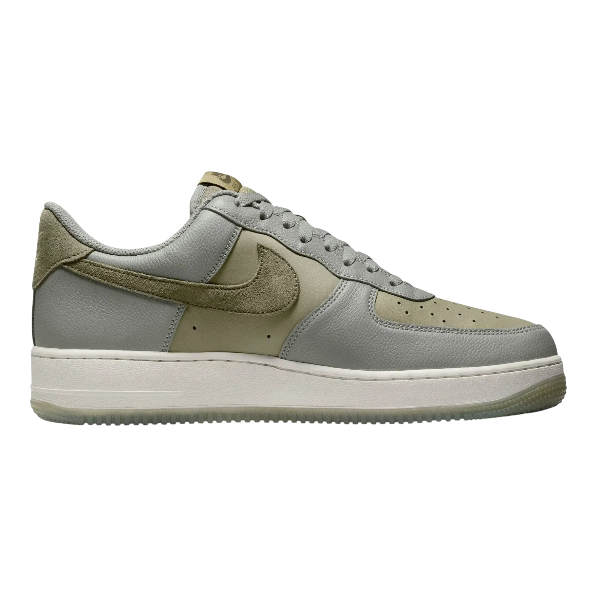 Nike Air Force 1 '07 LV8 Sneaker in Dark Stucco / Olive Suede | Men's Low-Top