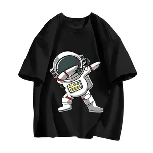 Men's Oversized Cotton Short-Sleeve Streetwear T-Shirt - Round Neck, Tropical Fabric, Thermally Optimized, Light, Breathable, Soft, Sweat-Wicking, Classic, Cute Graphic, Hoodie-Inspired Fit, Summer Casual Top