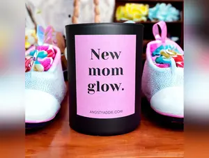 New Mom Glow candle