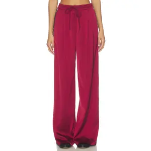 Gestuz Tracey High Waisted Pants in Cabernet