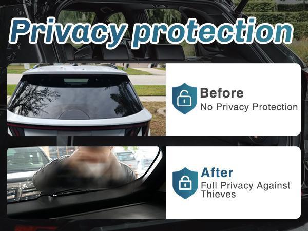 Nilight Trunk Cargo Cover for Toyota RAV4 Accessories 2019 2020 2021 2022 2023 2024 2025, Retractable Security Shade Rear Cargo Cover, with Trunk Storage Net, 1-Pack