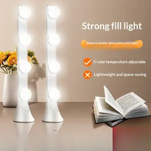 Anchor Desktop Double Row Lights Live Video Makeup Beauty Fill Light Professional Live Broadcast Room Double Side LED Lighting