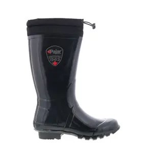 Pajar Tatiana 55656 Womens Black Synthetic Pull On Mid Calf Boots
