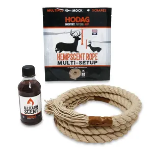 HODAG HempScent Rope Multi-Setup - Create Effective Mock Scrapes - Deer Hunting Accessories - Deer Hunting Gear - Trail Camera Accessory - Bow Hunting Accessories - Hemp Rope - Deer Hunting Gifts