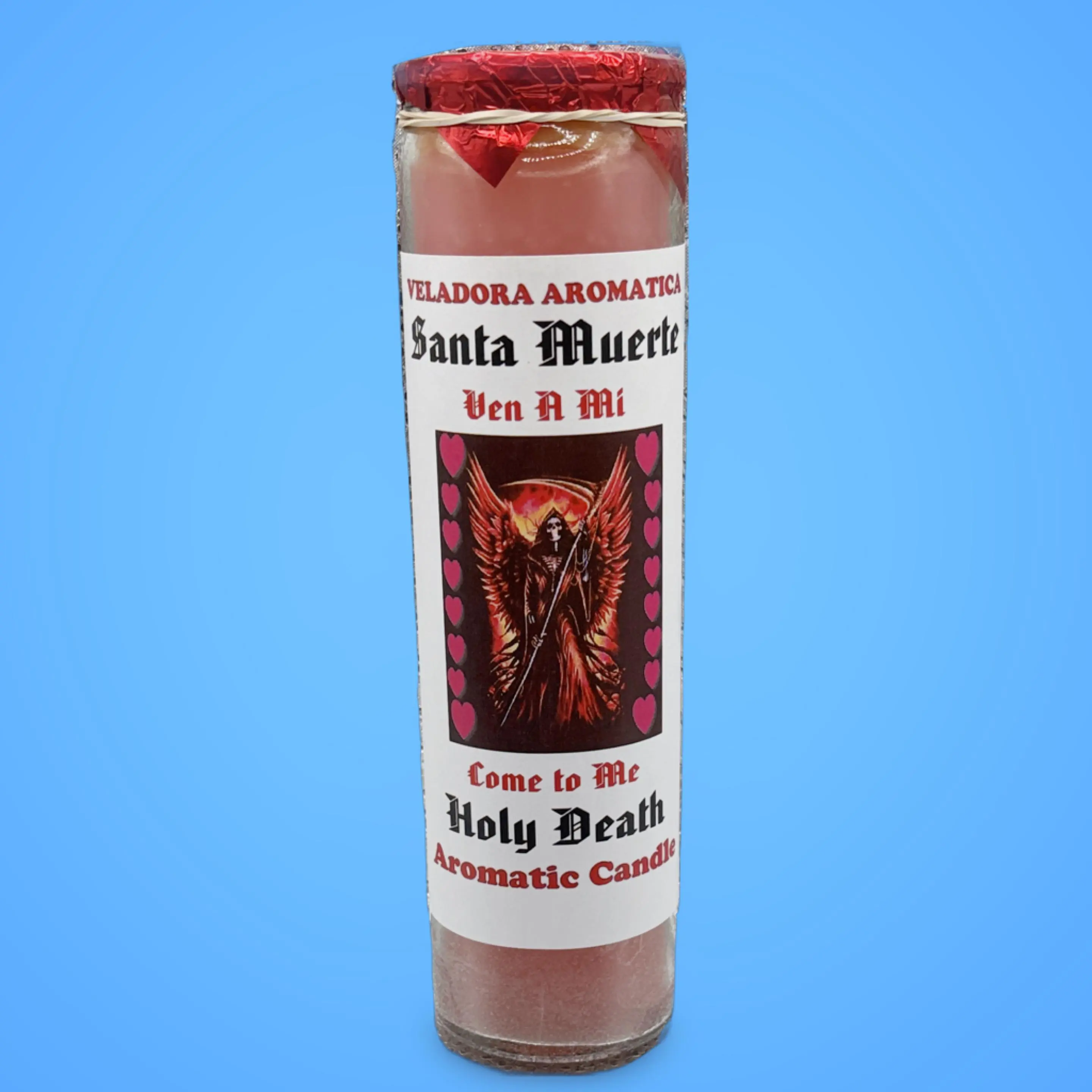 Santa Muerte Come to me  Ven a mi candle