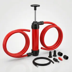 Liquid transfer pump, automotive use, oil transfer pump, manual siphon pump, multi-purpose manual fuel pump, suitable for gasoline, diesel and various liquids; RV antifreeze pump set; fish tank siphon pump; lawn mower special pump
