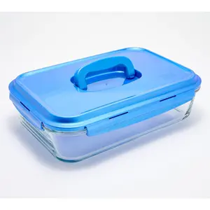 LocknLock 9x13 Glass Dish w/ Domed Handle Lid